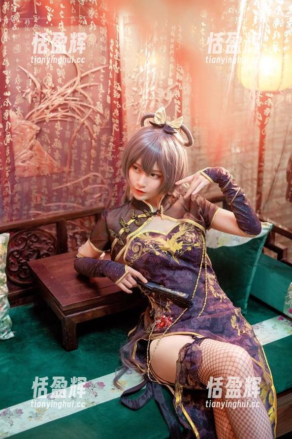 当铁板烧鬼舞w和连体衣相遇，高清cos就如同妖精在跳舞！